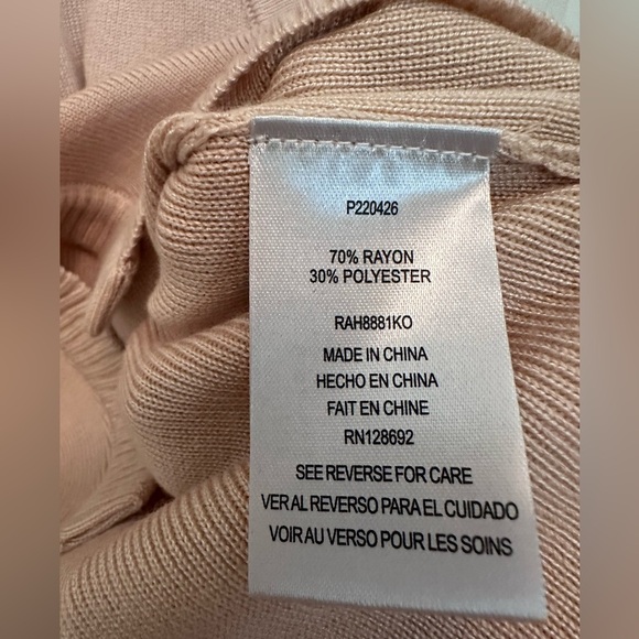 Women’s Madden Girl Tan Cropped Cardigan Shell/Vest, Button Down, size XS - Picture 7 of 8